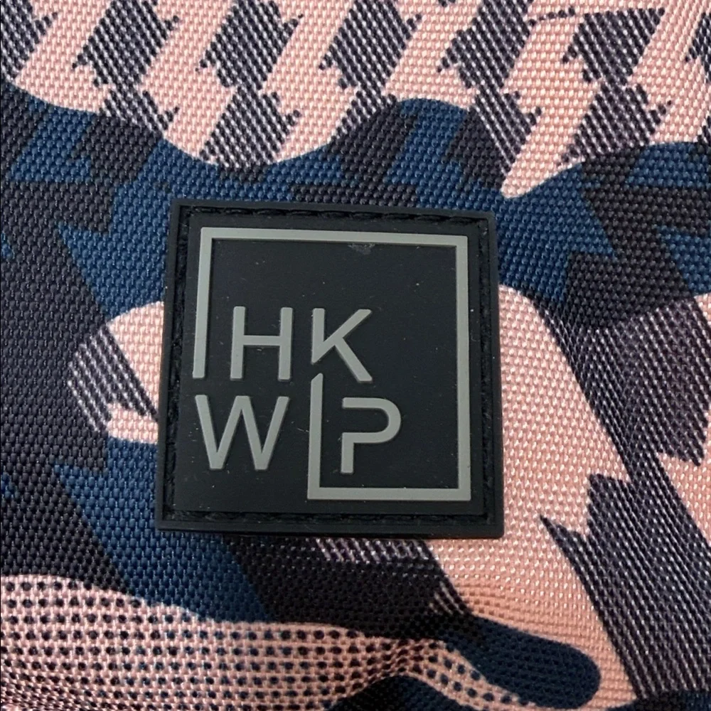 IHKWIP Everyday Shopper Tote with Crossbody Strap Pink and Blue Blush Camo